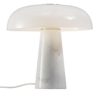 Design For The People Lampe a poser marbre verre h32cm blanc