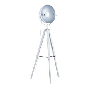 Lampea Lampadaire industriel en métal blanc 170 cm