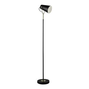 Lampea Lampadaire industriel en noir 150 cm Noir 20x150x20cm