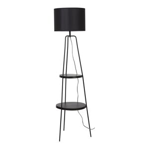 Lampea Lampadaire design en métal noir 157 cm