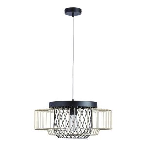 Lampea Suspension industrielle en doré 127 cm Or 127x127x45cm