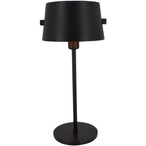 Now s Home Lampe à poser en métal noir et doré Noir 18x40x18cm