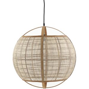 Pomax Suspension en lin D58x58cm naturel Marron 58x58x58cm