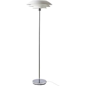 Dyberg Larsen Lampadaire en métal blanc mat Blanc 45x146x45cm