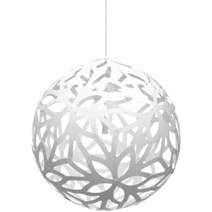 MOAROOM Lampe floral colorée 80cm bambou et blanc 2 faces Blanc 80x80x80cm