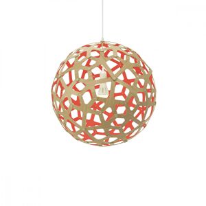 MOAROOM Lampe coral colorée 80cm bambou et rouge Rouge 80x80x80cm