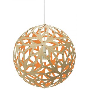 MOAROOM Lampe floral colorée 80cm bambou et orange