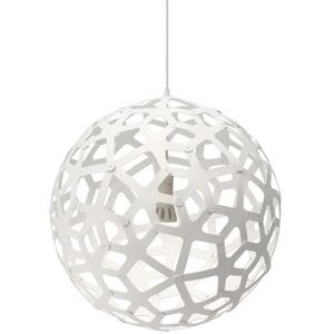 MOAROOM Lampe coral colorée 60cm bambou et blanc 2 faces Blanc 60x60x60cm