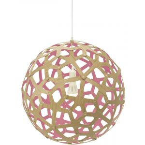 MOAROOM Lampe coral colorée 80cm bambou et rose