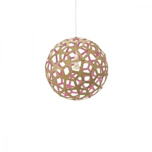 MOAROOM Lampe coral colorée 40cm bambou et rose