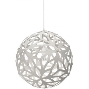 MOAROOM Lampe floral colorée 60cm bambou et blanc 2 faces Blanc 60x60x60cm