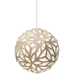 MOAROOM Lampe floral colorée 40cm bambou et blanc