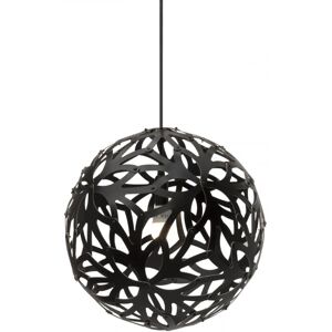 MOAROOM Lampe floral colorée 40cm bambou et noir 2 faces Noir 40x40x40cm