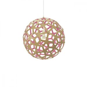 MOAROOM Lampe coral colorée 60cm bambou et rose