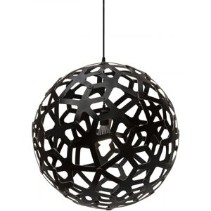 MOAROOM Lampe coral colorée 60cm bambou et noir 2 faces Noir 60x60x60cm