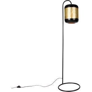 QAZQA Lampadaire en acier doré/laiton Or 37x140x24cm