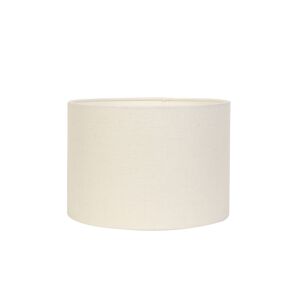 Light & Living Abat-jour cylindrique textile blanc Ø50x38cm