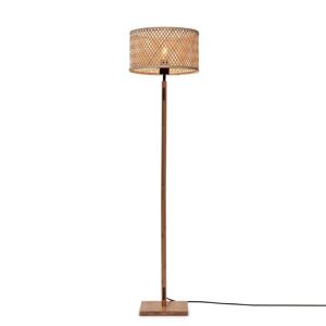 Good & Mojo Lampadaire bambou h128cm beige - Publicité