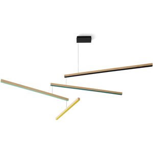 Presse Citron Mobile suspension tasso the dimmable bois multicolore Multicolore 156x50x156cm