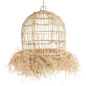 Bazar Bizar Abat-jour en herbe naturel 40x65 Beige 40x65x40cm