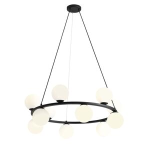 IBBE Design Suspension en métal noir Noir 86x110x86cm