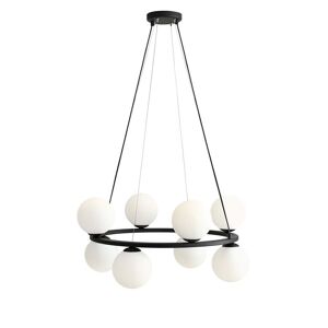 IBBE Design Suspension en métal noir Noir 68x110x68cm