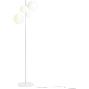 IBBE Design Lampadaire en métal blanc