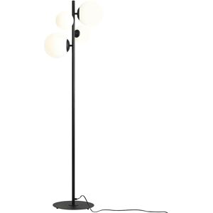 IBBE Design Lampadaire en métal noir