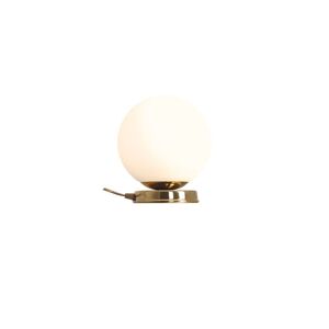 IBBE Design Lampe de table en métal doré