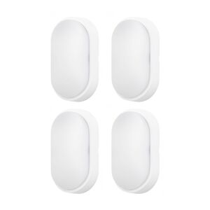 FORLIGHT Applique Exterieure LED (4 pcs) a Temperature Reglable Blanc Moo