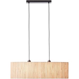 Brilliant Suspension 2 lumières métal jonc de mer l78cm beige - Publicité