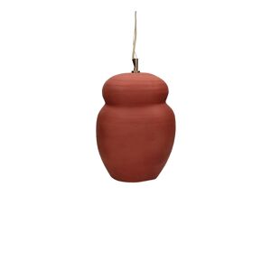 Pomax Suspension ronde en argile D23cm terracotta