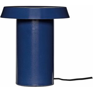 Hübsch Lampe de table en métal bleu foncé - Publicité