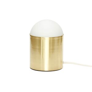 Hübsch Lampe de table en verre et métal couleur laiton H19 - Publicité