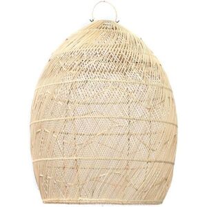 Bazar Bizar Suspension en rotin diametre 60cm beige