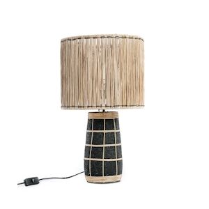 Bazar Bizar - Lampe De Table - Skiathos - Noir Naturel