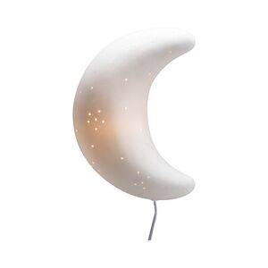 AMADEUS Lampe murale demi lune en - Multicolore Porcelaine Amadeus 17x9.5 cm