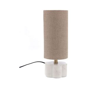 AMADEUS Lampe fleur 28 cm - Beige Autre Marbre Amadeus 10x10 cm