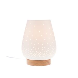 AMADEUS Lampe Ambre - Blanc Rond Porcelaine Amadeus 15.3x15.3 cm