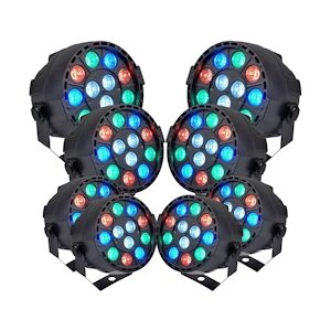 Pack Light PROJECTEURS IBIZA A LED 8 PAR MINI RGBW