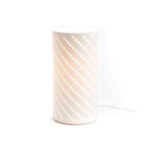 AMADEUS Lampe Ellie petit modèle - Blanc Rond Porcelaine Amadeus 10x10 cm
