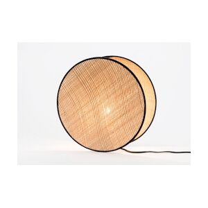 AMADEUS Lampe abat jour Luna 30 cm rabane E27_40W - Marron Tissu Amadeus 30x11.5 cm