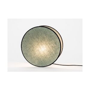 AMADEUS Lampe abat jour Luna D: 30 cm menthe en lin et métal - E27_40W - Vert Tissu Amadeus 30x11.5 cm