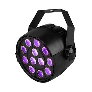 Jeu de lumière - Projecteur PAR à LEDs 12x2W UV - Ibiza Light PAR-MINI-UV