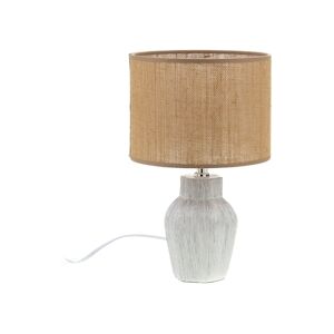 AMADEUS Lampe de chevet Lily 38 cm - Beige Rond Résine Amadeus 20x20 cm