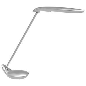 Alba Lampe de bureau Poppins - Led intégrée - 5W - Bras et tête articulés - Gris Métal - Publicité