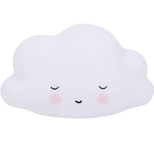 A Little Lovely Company Petite veilleuse nuage blanc endormi (16 cm) - Publicité