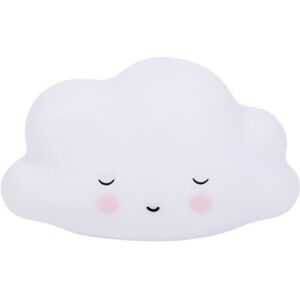 A Little Lovely Company Petite veilleuse nuage blanc endormi (16 cm) - Publicité