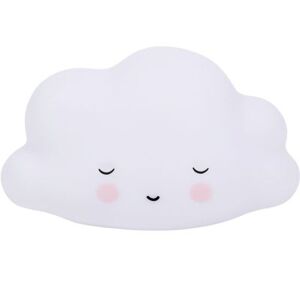 Petite veilleuse nuage blanc endormi (16 cm)