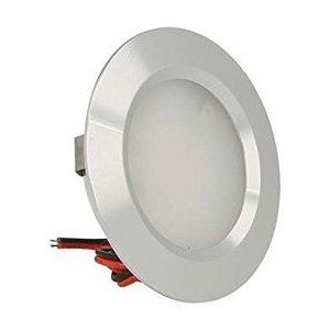 Non communiqué Ledlux mini spot led encastrable rond 3 w ac/dc 12 v dc 24 v trou 50 mm diamètre 68 mm (argent, 3000k) - Publicité